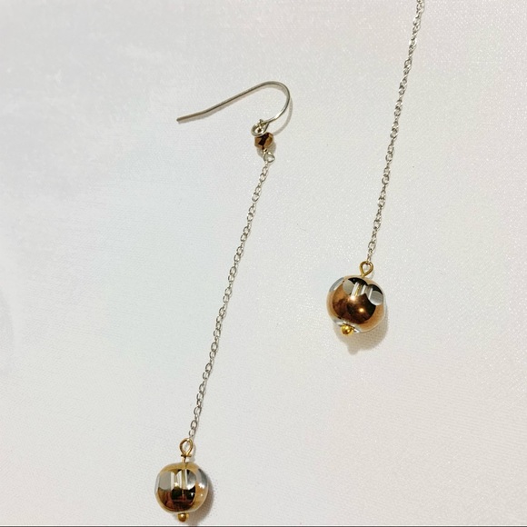 Sterling Cathedral Drops w crystal dangle Earrings - Picture 2 of 6